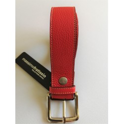Ceinture Rouge Massimo Frattasio Small Made in italy